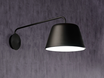SENTO - LED adjustable wall lamp with fixed arm by Olé Lighting - view 2